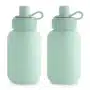 Mushie Silicone Puree Pouch 2-pack - Cambridge Blue