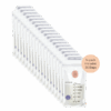 Mommy Material 30pc temperature-sensing breast milk storage bags, featuring clear measurement markings and a secure seal.