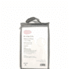 Shnuggle Air Crib Lite waterproof crib sheet in white, 39 x 79cm, packaged with a gray handle for easy transport.