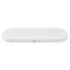 Shnuggle Air Cot Conversion Kit in Dove Grey, featuring a soft, quilted mattress for comfort and support.