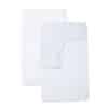 Shnuggle 100% Cotton 3-pack Air Crib Bedding Set in soft gray with cloud and stripe patterns.