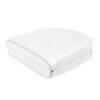 Shnuggle Air Cot Conversion Kit in Dove Grey, featuring a soft, padded mattress for added comfort.