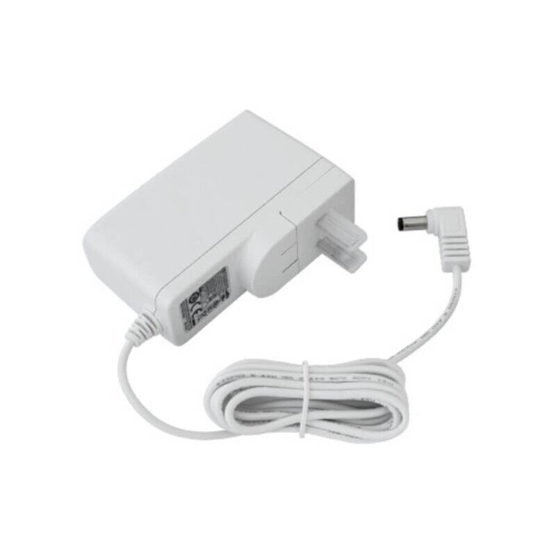 Spectra S1/S2 Charger/Adapter in white with a right-angle plug and coiled cord for convenient storage.