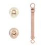 BIBS Colour Pacifier & Loop Clip Gift Set - Size 1 - Blush