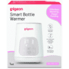 Pigeon Smart Bottle Warmer in white with digital display and buttons for easy temperature control.