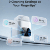 Momcozy KleanPal Pro Baby Bottle Washer features a sleek design with a digital display showcasing 9 cleaning settings.