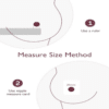 Momcozy Double-Sealed Flange for M5 Breast Pump, showing measurement instructions for selecting the right size.