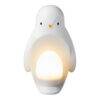 Tommee Tippee Penguin Night Light in white, shaped like a cute penguin, emits a warm glow for comfort.