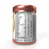 SoFitt™ Advanced Pregnancy Support supplement jar showing detailed nutritional information on the back with a rose gold lid.