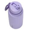 b.box 1L insulated water bottle in Lilac Love with a flip top lid and ergonomic handle for easy carrying.