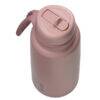 b.box 1L insulated water bottle in berry smoothie with a flip top lid, showcasing a sleek design and smooth finish.