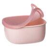 b.box lunch tub in berry smoothie color with a flexible lid, perfect for on-the-go meals and snacks.