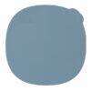 b.box silicone plate in Ocean color, featuring a rounded design and a slight lip for easy food containment.