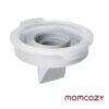 Momcozy M9 Duckbill Valve in white, designed for efficient milk flow, sold in a convenient 2 pack.