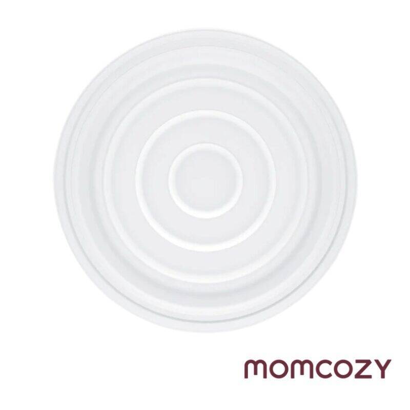 Momcozy Silicone Diaphragm for M5 in white, featuring a circular design with concentric rings, sold in a 2-pack.