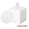 Momcozy Silicone Diaphragm and Valve for S9 Pro/S12 Pro, clear silicone with a smooth surface and a tapered valve design.