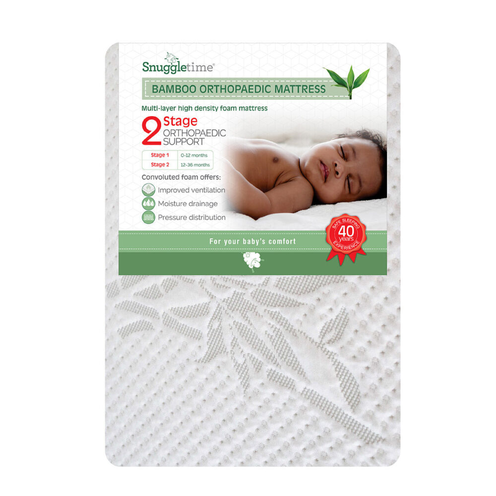 Snuggletime Bamboo 2 Stage Orthopaedic Support Mattress