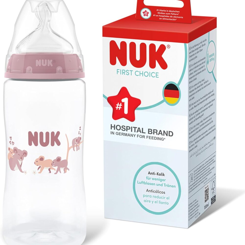 Nuk First Choice Bottle 300Ml Flow Control - 6M+